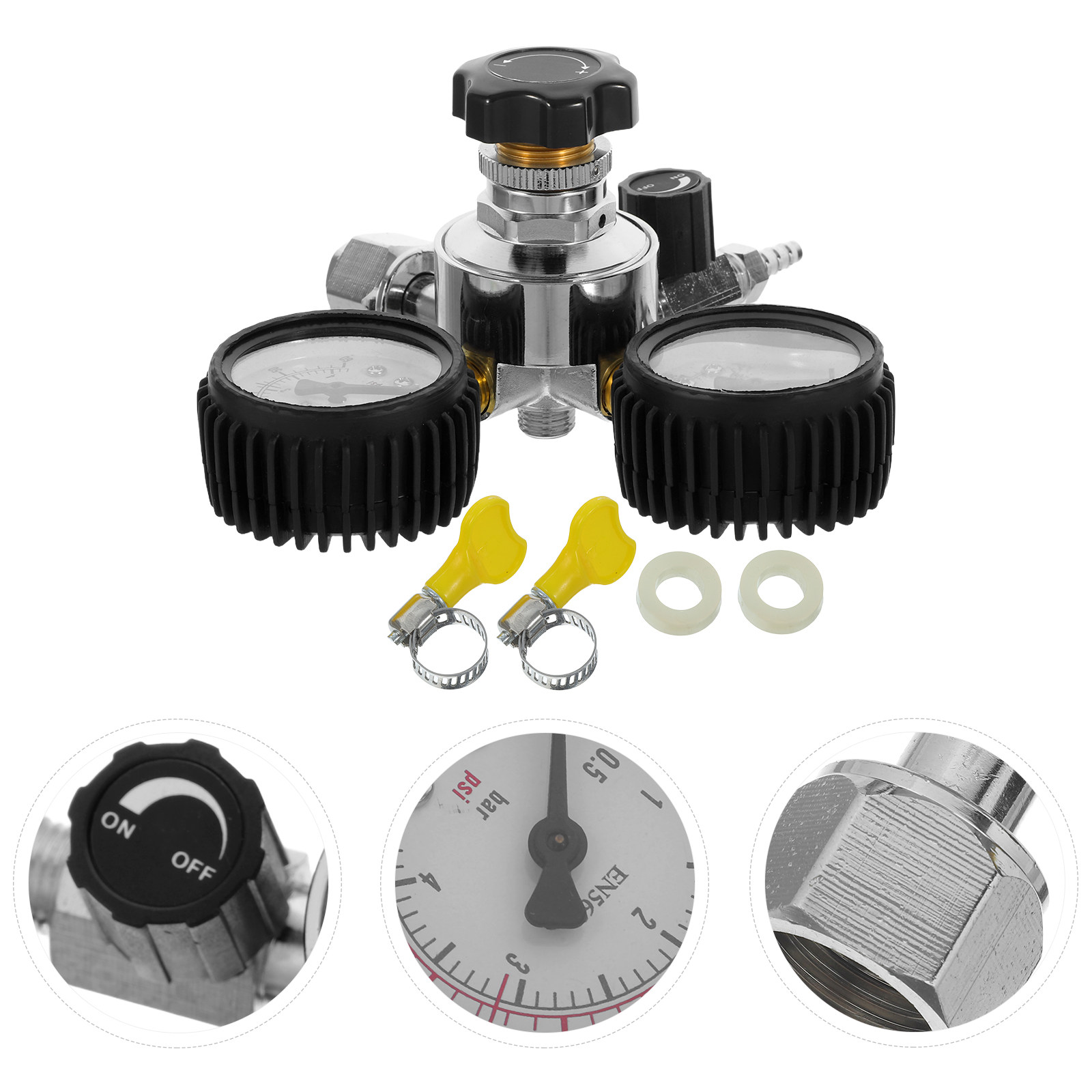 Co2 Regulator Dual Stage - 1 Set Dispositivo per la Produzione