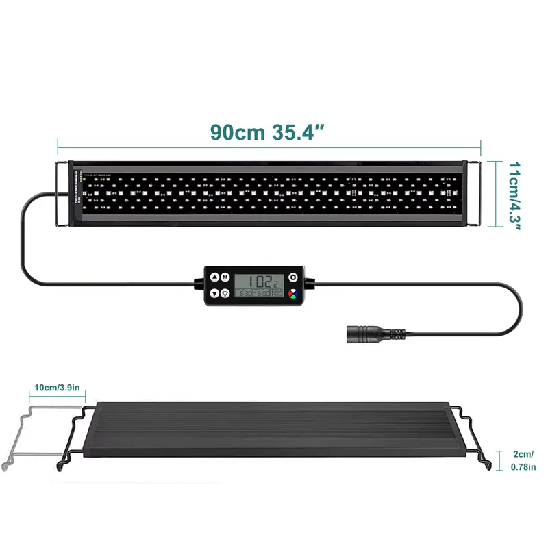 Aquarium Planted Fish - SIROKA SRK-YFT 90 cm Luce LED