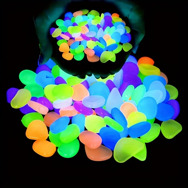 Planted Aquarium Equipment - 50-200 pezzi di ciottoli luminosi al
