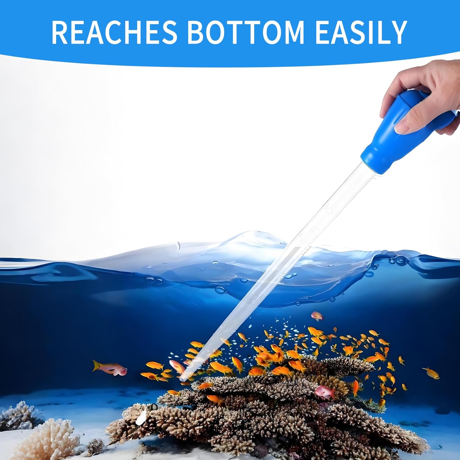 Aquarium Plant Nutrients - Pipetta Lunga per Alimentazione Coralli Acquario,