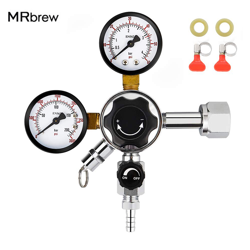 Co2 Regulator Dual Stage - Regolatore di pressione del regolatore della