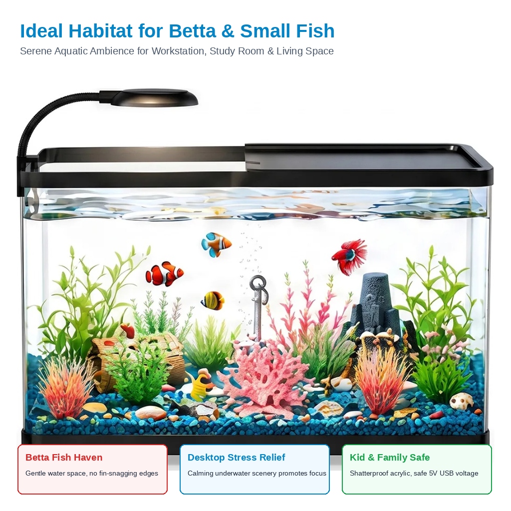 Acquario da Tavolo in Acrilico - Planted Aquarium Starter Kit recensione e prezzo