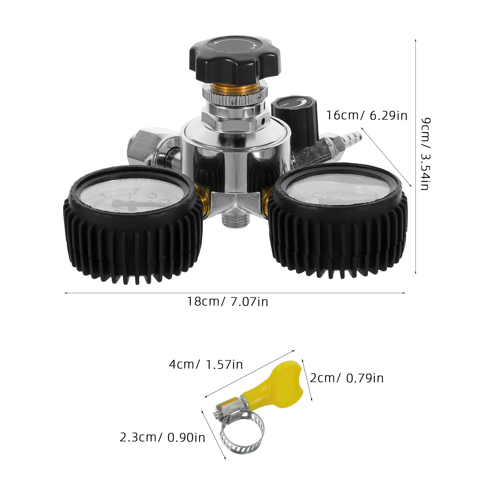 1 Set di Attrezzature per la P - Co2 Regulator Dual Stage recensione e prezzo