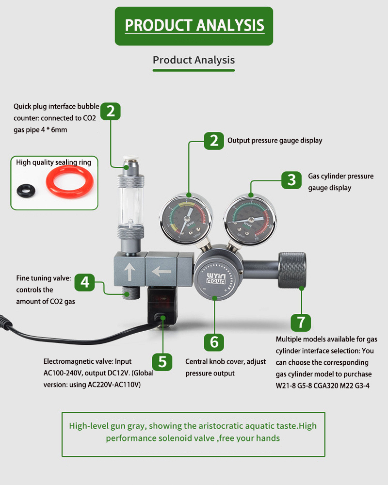 Regolatore CO2 DIY per Acquari - Co2 Regulator Dual Stage recensione e prezzo